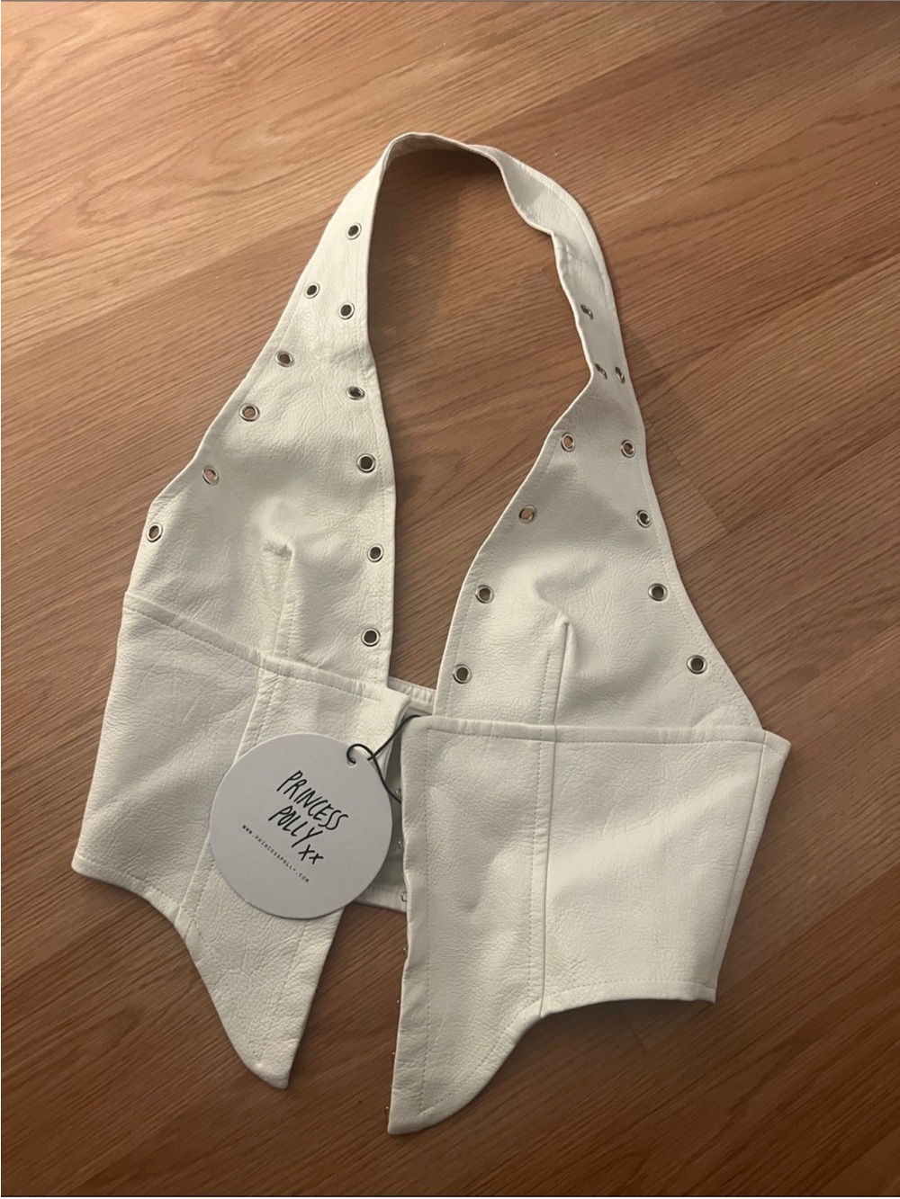 VIRAL🚨NWT PRINCESS POLLY LEATHER CORSET TOP🚨